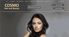 Desktop Screenshot of cosmohairandbeauty.com